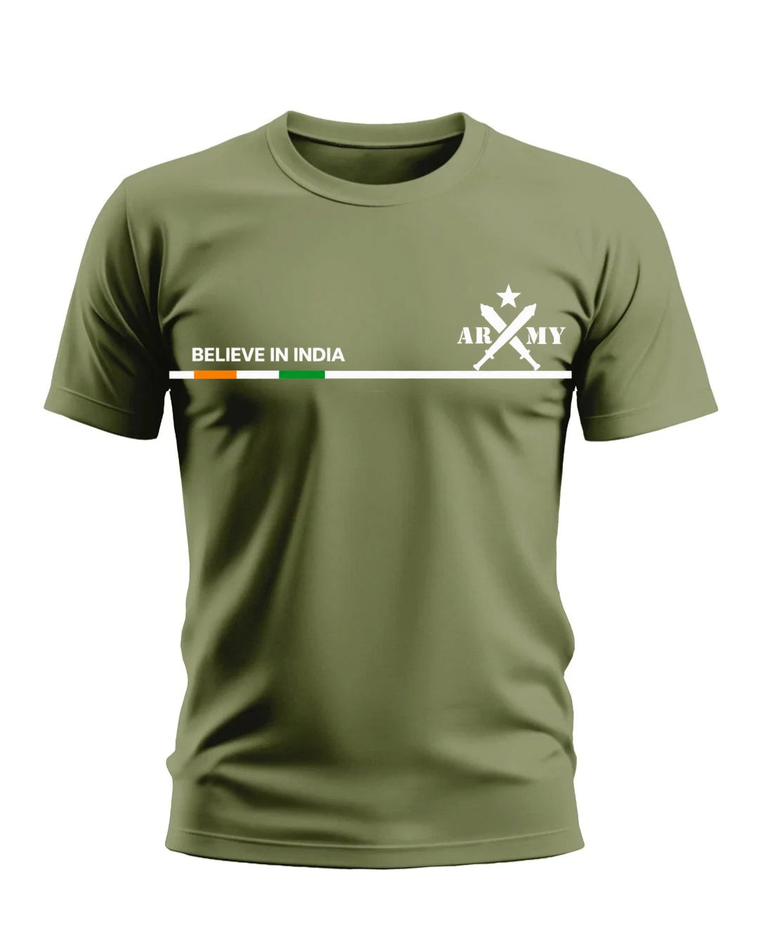 Believe In India Cotton T-Shirt