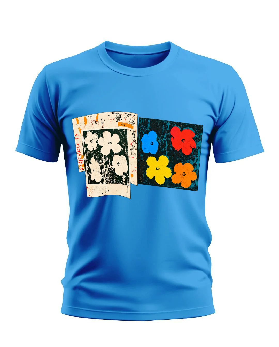 Floral Collage Graphic T-Shirt