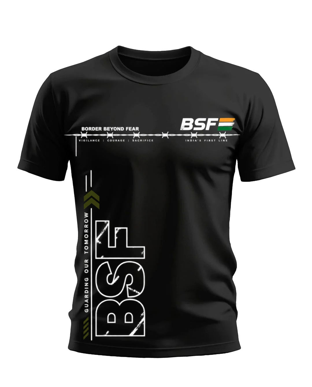 BSF Border Beyond Fear Cotton T-Shirt