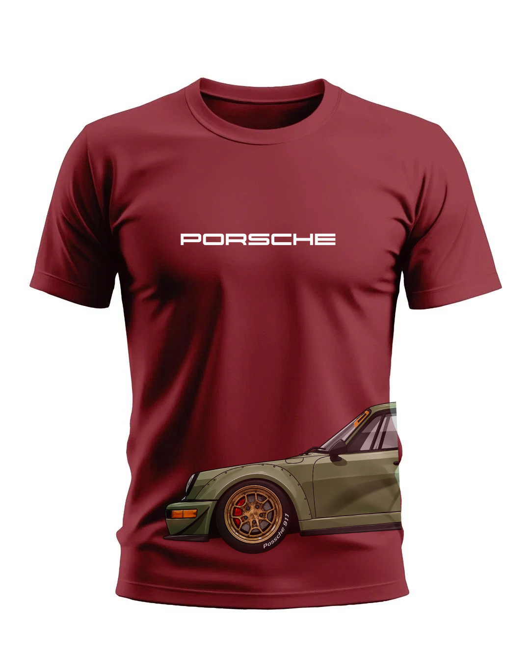 Porsche Classic Car Graphic T-Shirt