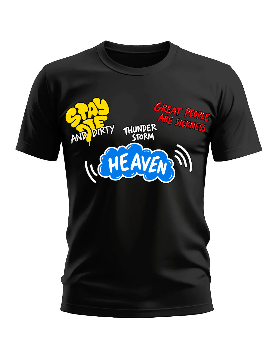 Heaven Graphic Printed T-Shirt