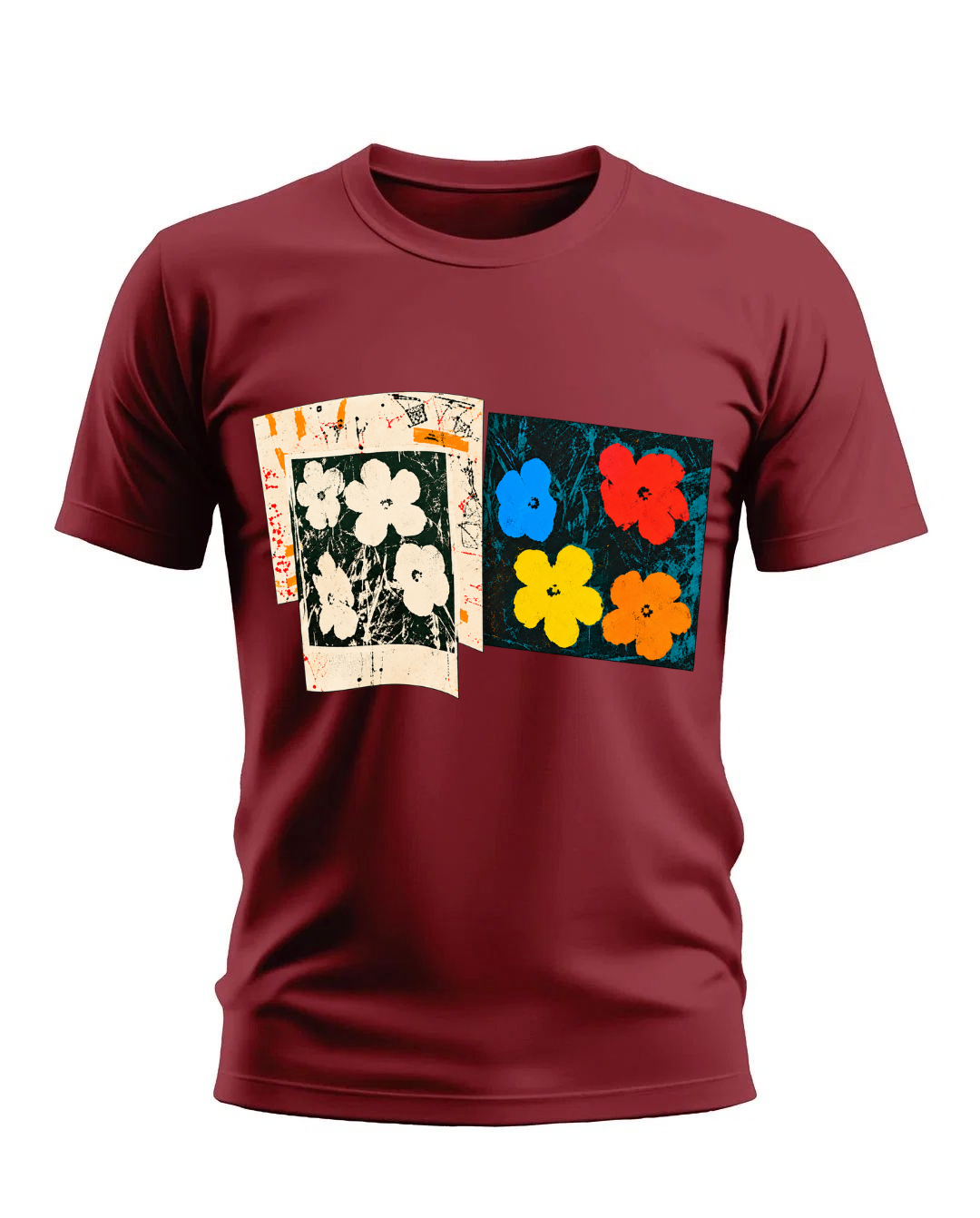 Floral Collage Graphic T-Shirt