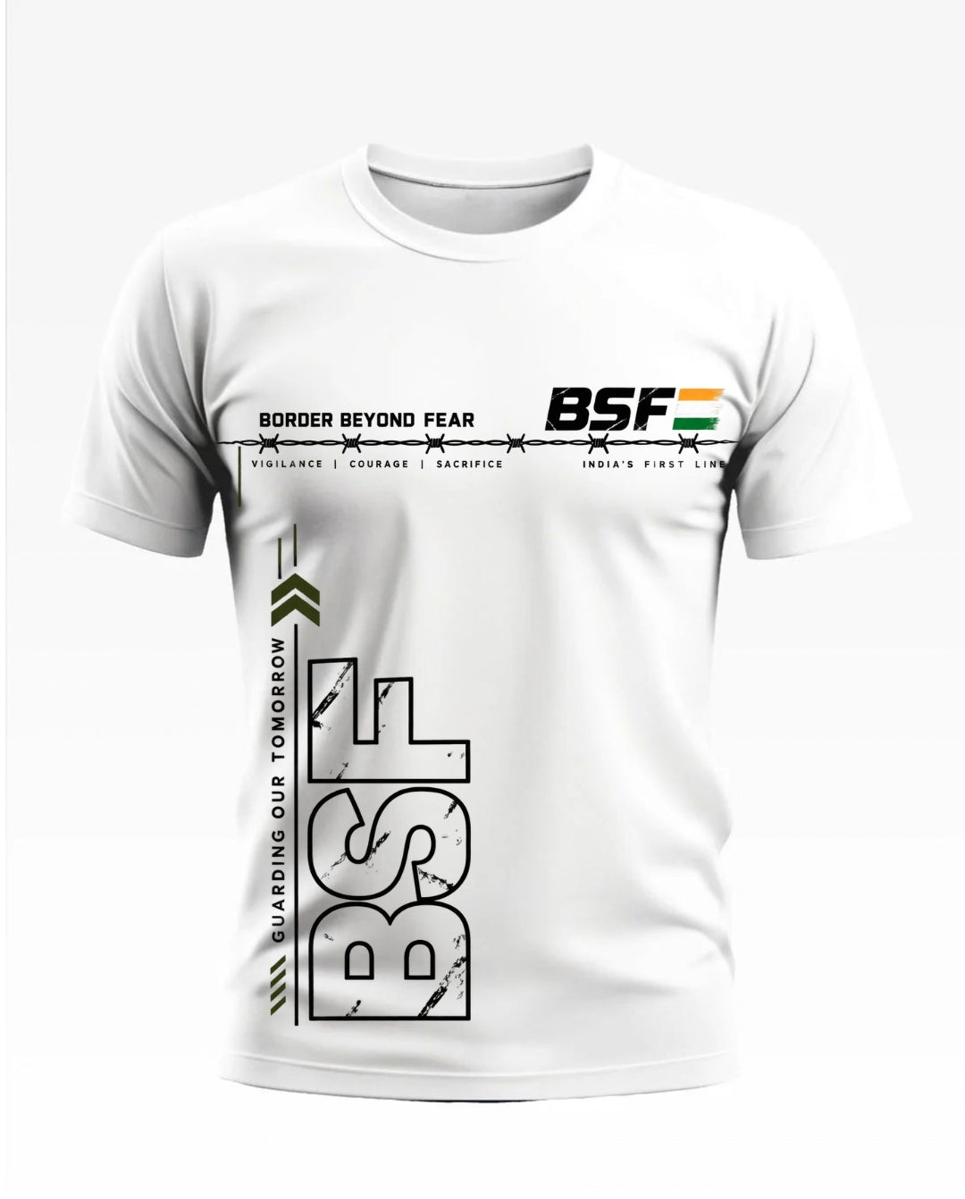 BSF Border Beyond Fear Cotton T-Shirt