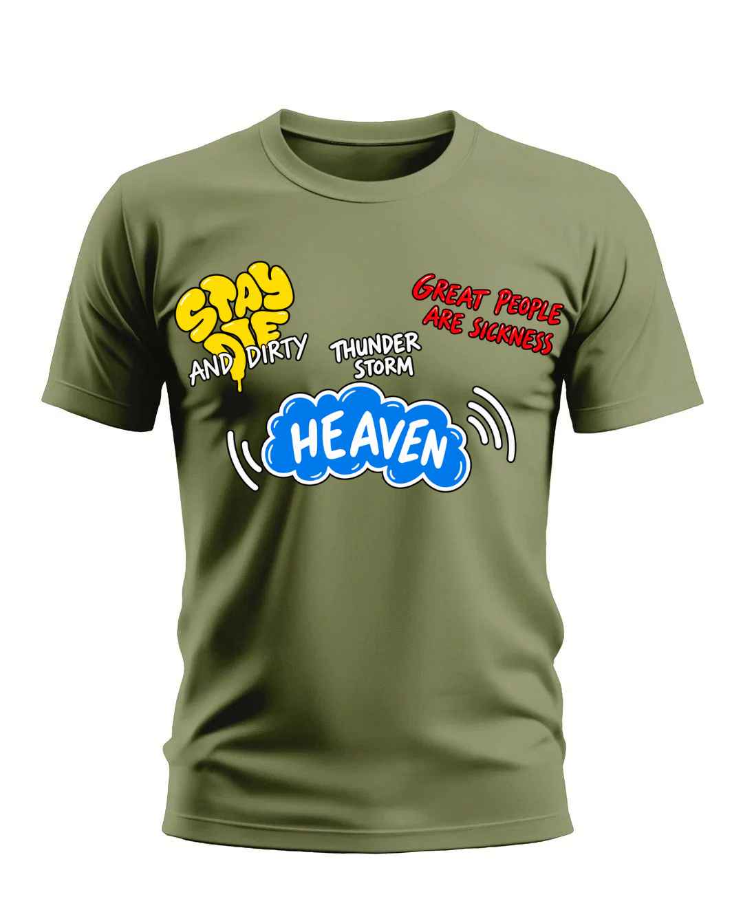 Heaven Graphic Printed T-Shirt