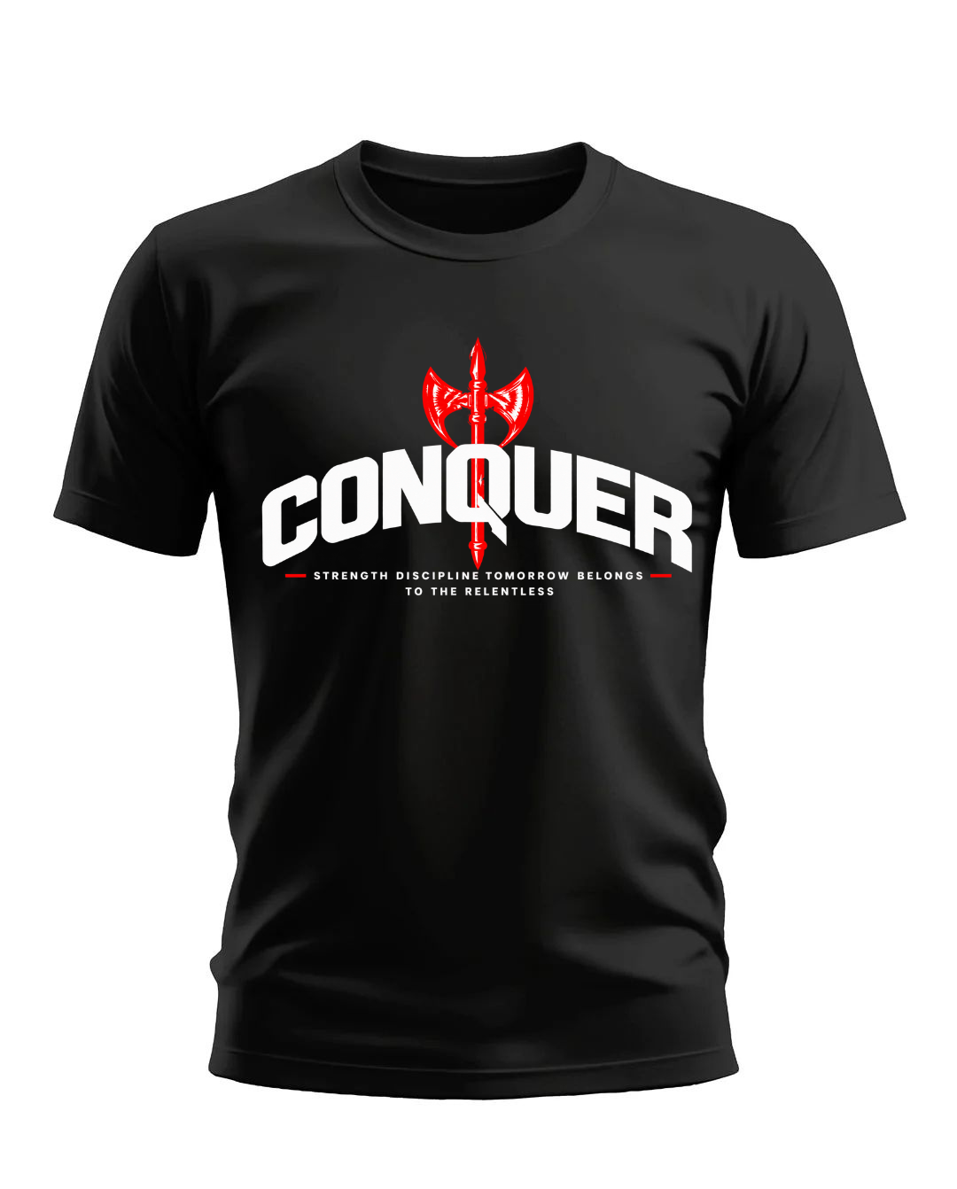Conquer Graphic Printed T-Shirt