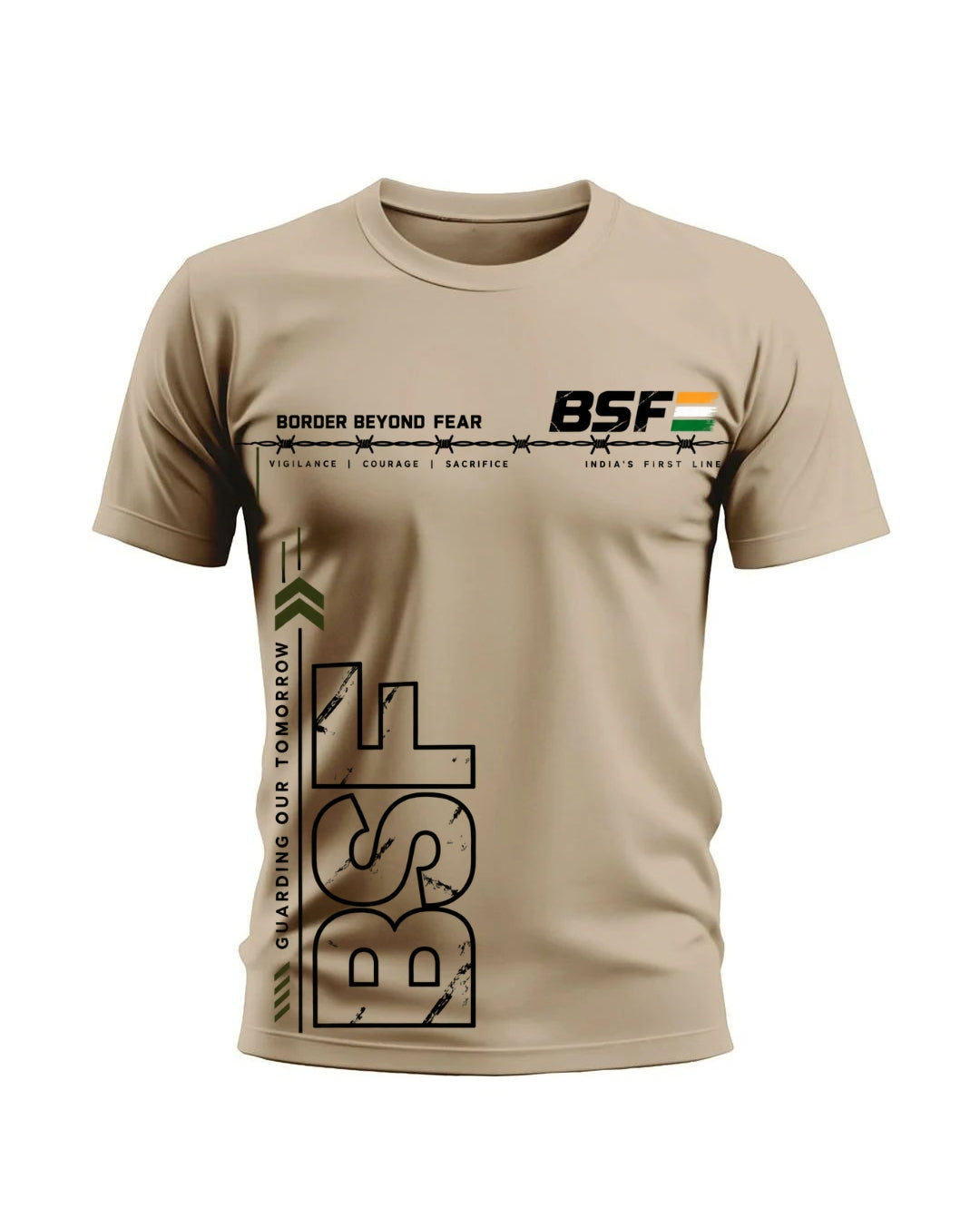 BSF Border Beyond Fear Cotton T-Shirt