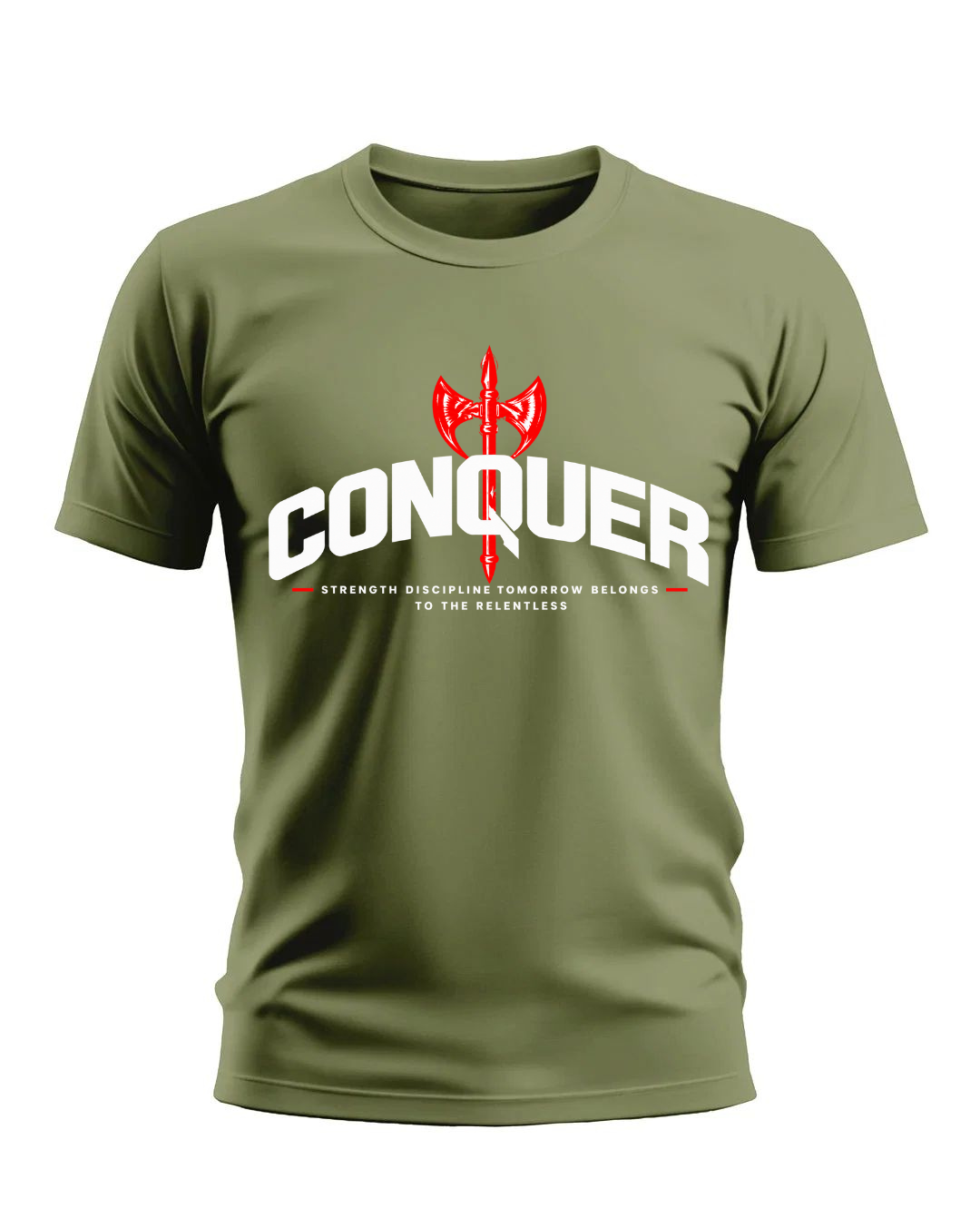 Conquer Graphic Printed T-Shirt