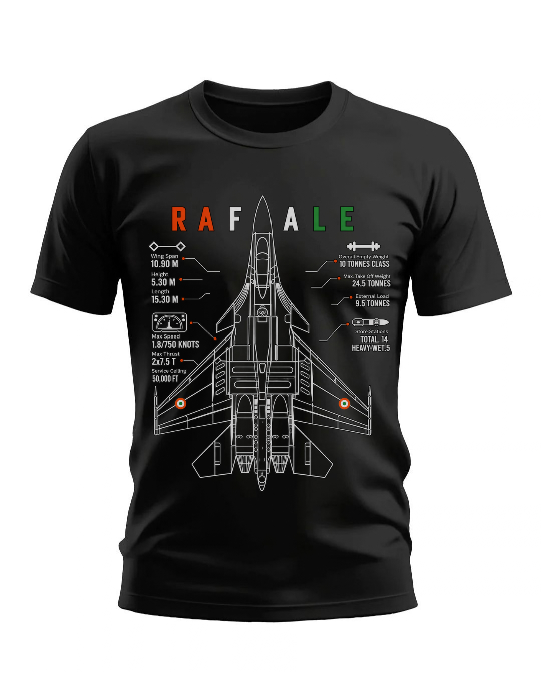 Rafale India Soft Cotton T-shirt