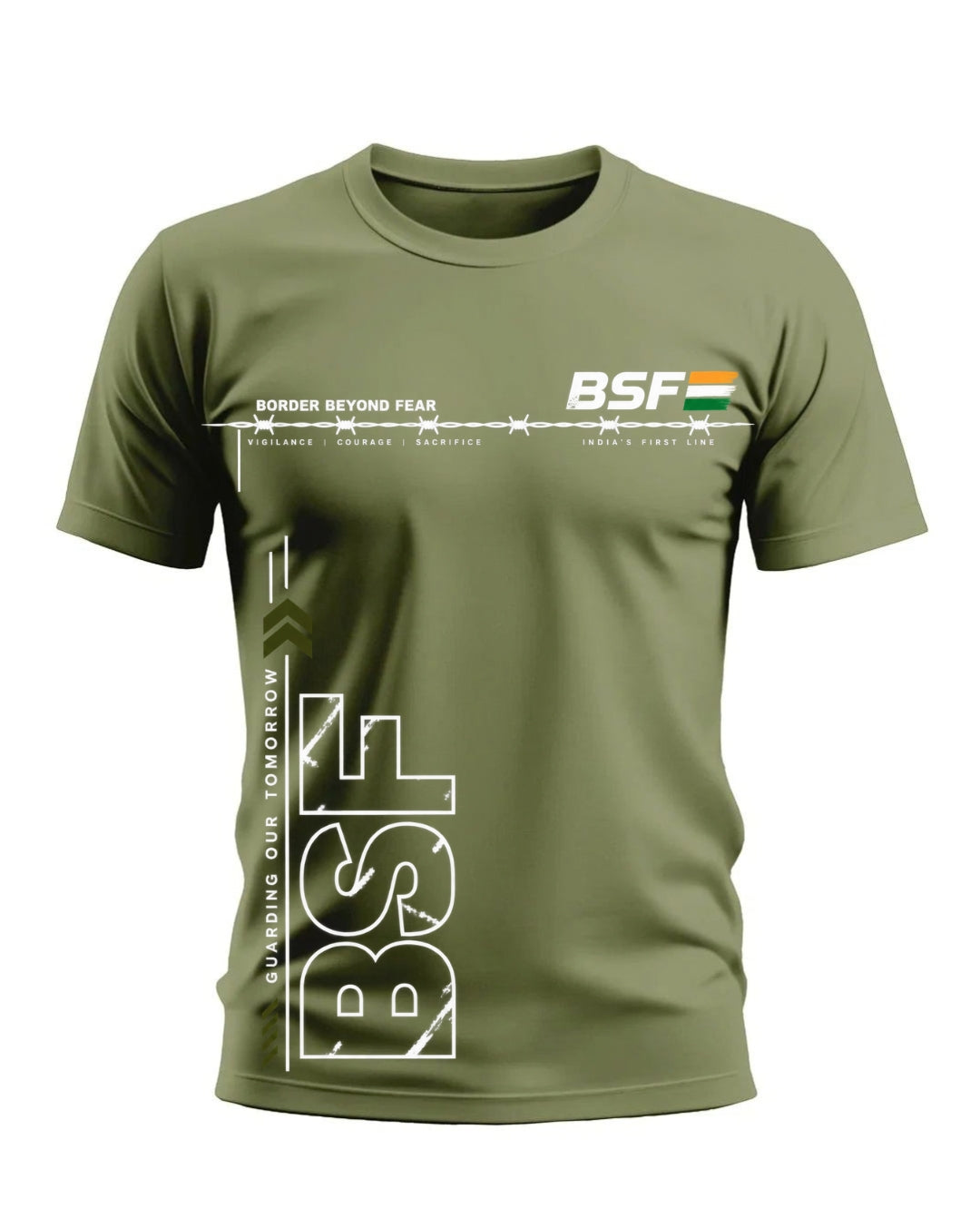 BSF Border Beyond Fear Cotton T-Shirt