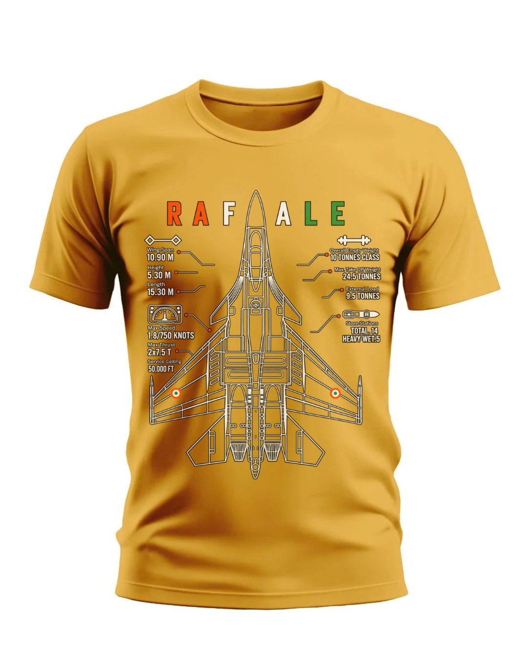 Rafale India Soft Cotton T-shirt